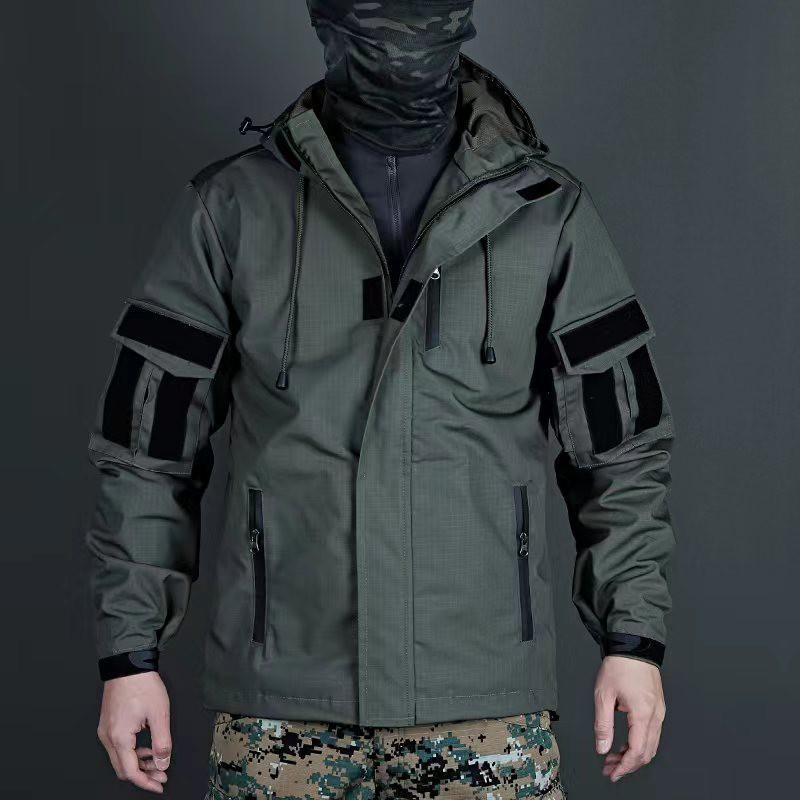 Duty Coat Windbreaker Men's Waterproof Wear-resistant Camouflage Assault Military Fan Outdoor