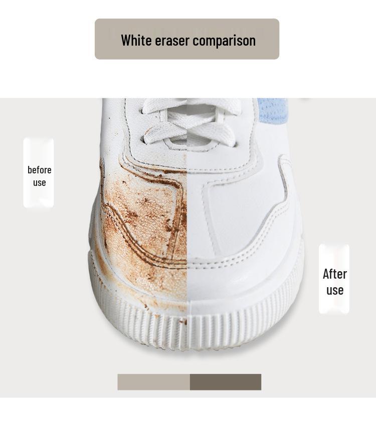 Japanese Deerskin Suede Eraser Sneakers with Special Brush for Cleaning and Care