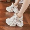 2025 Women's Summer Hollow Platform Sandals: Stylish, Versatile, Height-Boosting, Thick-Soled Casual Footwear