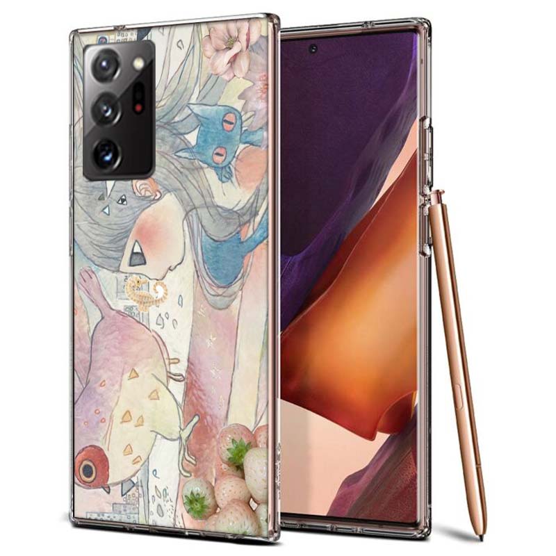 Aya Takano Gemälde Handyhülle für Samsung A55 A35 A25 A15 A07 A05S A16 A17 A26 A36 A37 A56 A57 Galaxy Note 20 10 A50S A71 A51