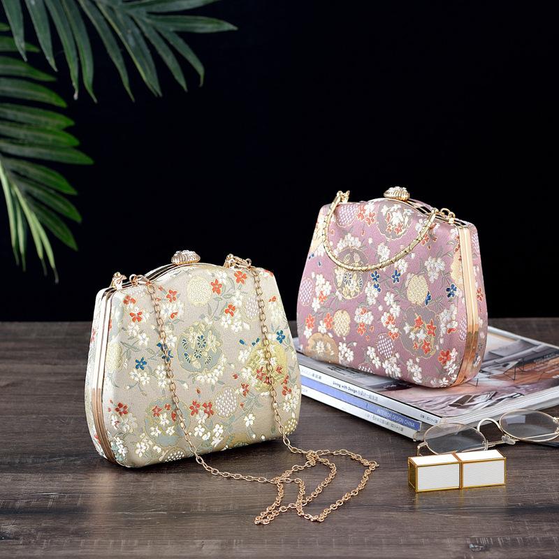 Hanfu bag, annual meeting bag, women's bag.