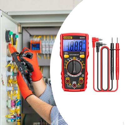 Digital Multimeter Handheld Multi Testers LCD Display Voltage Meter Lightweight Professional