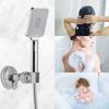 Universal Hand Shower Holder Adjustable Shower Head Wall Mount Strong Vacuum Suction Cup Rotation Full Plating Bracket Bathroom