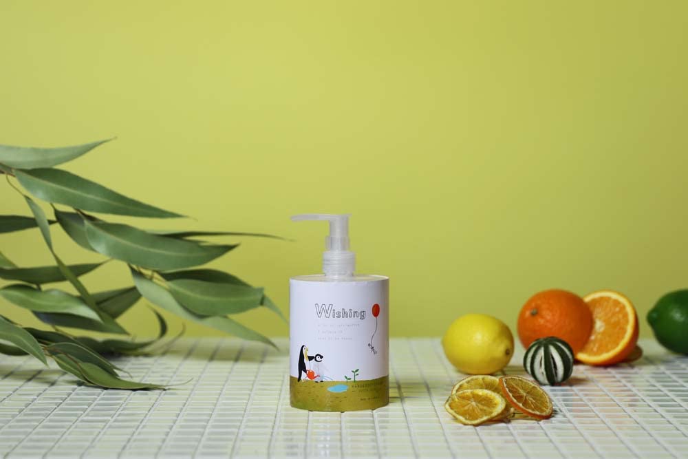 Wishing Organic Hand Body Fresh Orange & Cream, 400ml,