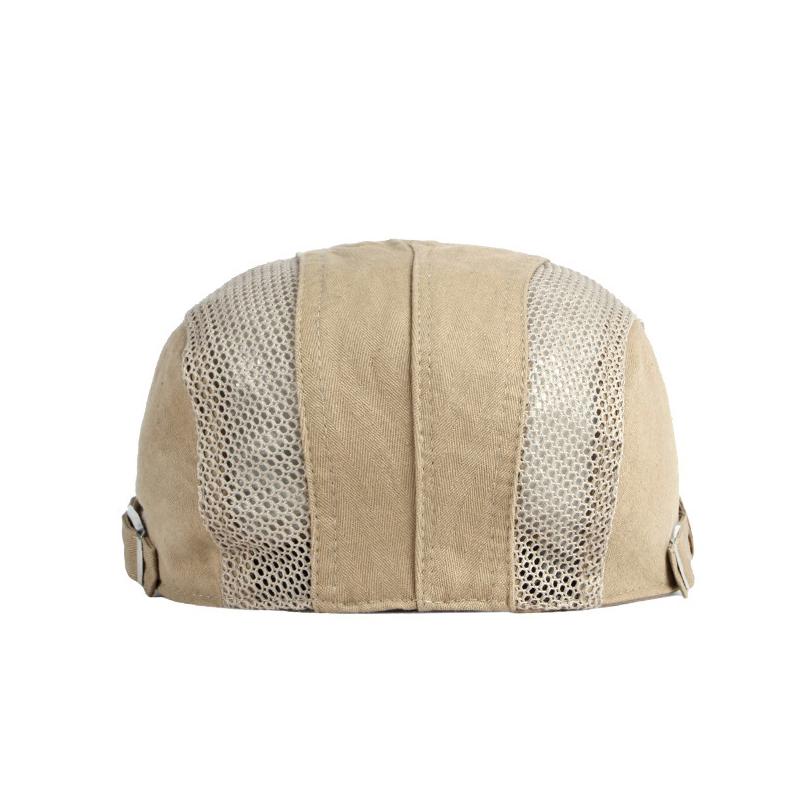 Spring Summer Men Breathable Mesh Newsboy Caps Outdoor Sun Hats Berets Hats for Men