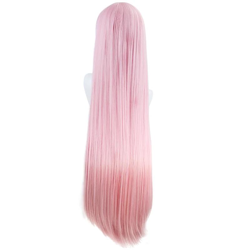 Fun and Beauty Hair Animation Darling In Otherwise Two Long Wigs Role Playing Pink Cos Wig