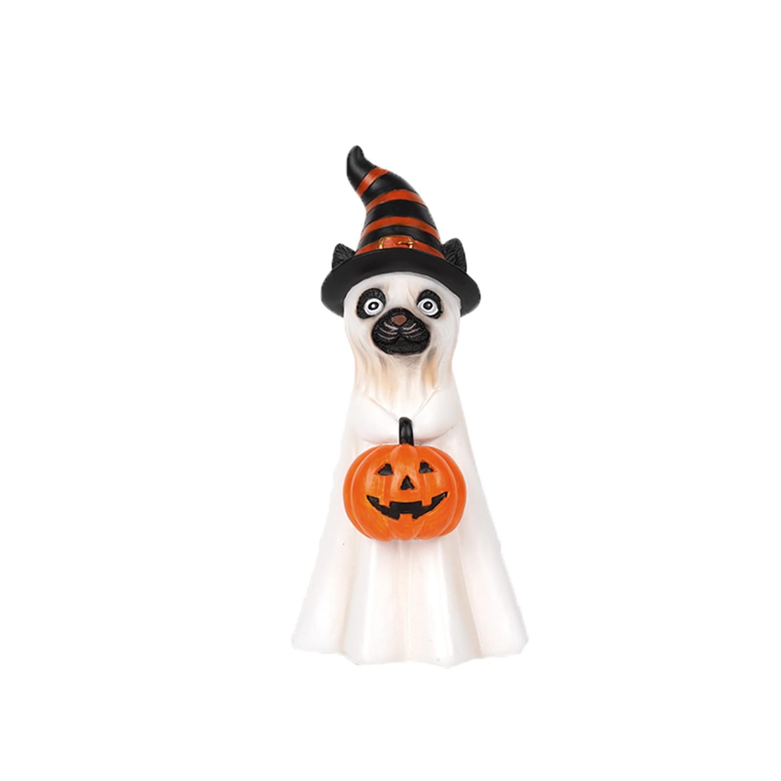 

Хэллоуин Атмосфера Собаки Украшения Веранда Бар Вечеринка Смола Поделки Украшение One Size
