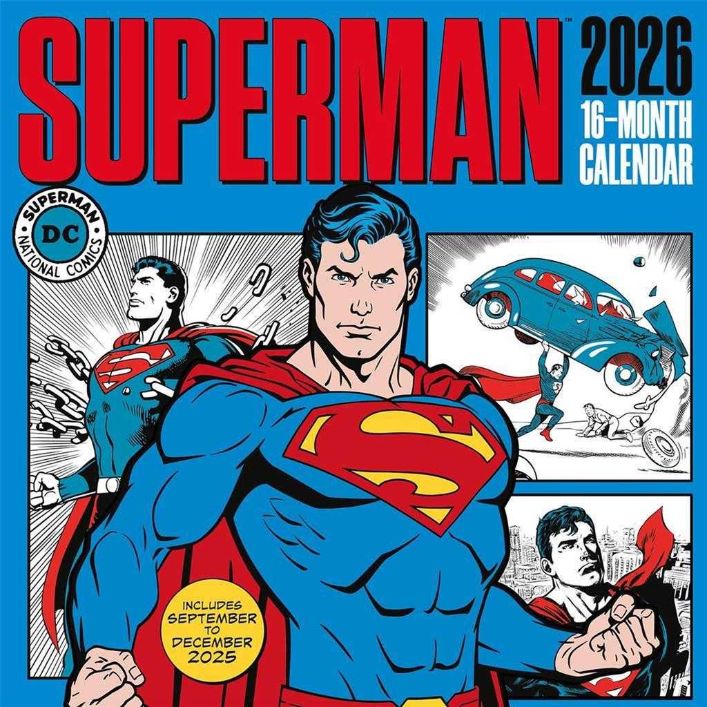 SUPERMAN 2026 Comic Calendar