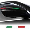 2X Car Rearview Mirror Sticker For Alfa Romeo Sportiva Giulia Giulietta 159 156 MITO Stelvio Fiat 500 Abarth 595 695 Punto TIPO