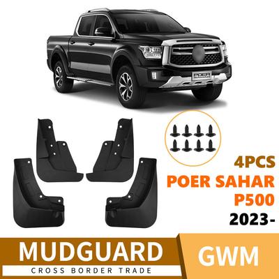 Car Mud Flaps For Haval Poer Sahar P500 -25 Mudflaps Guard Splash Guards Mudguards Fender Cover Protector Front Rear