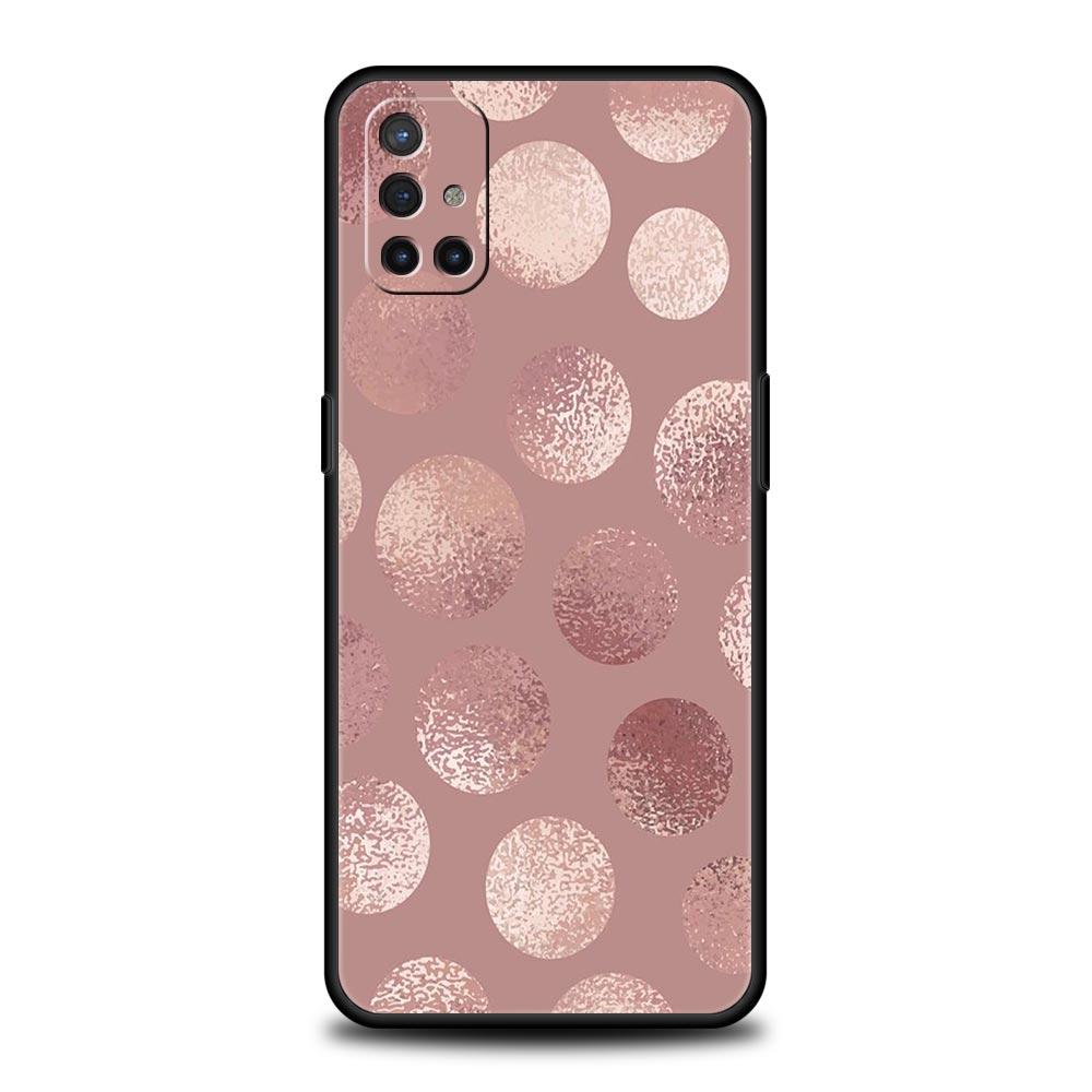 Gold Pink Rose Glitter Hearts Phone Case For OnePlus 15 13 12 11 10 Pro 13T 13R 12R 9 8T 8 7 7T 9R Nord 2T CE 2 3 4 5G Cover