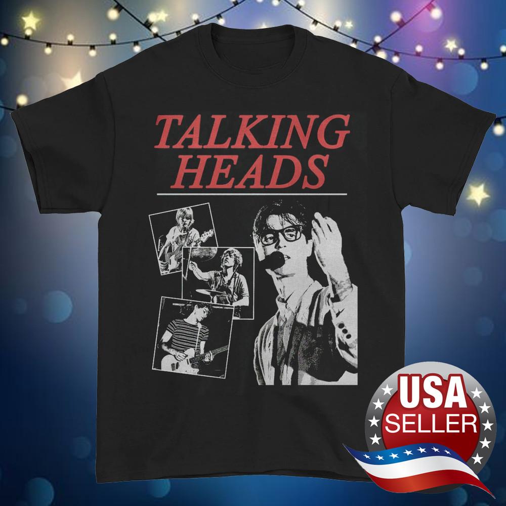 TALKING HEADS band Talking Heads shirt black T-shirt short sleeve S-5XL Unisex T-Shirt XXXXL