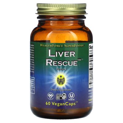 Liver Rescue, Versione 6, 60 Capsule Vegetali