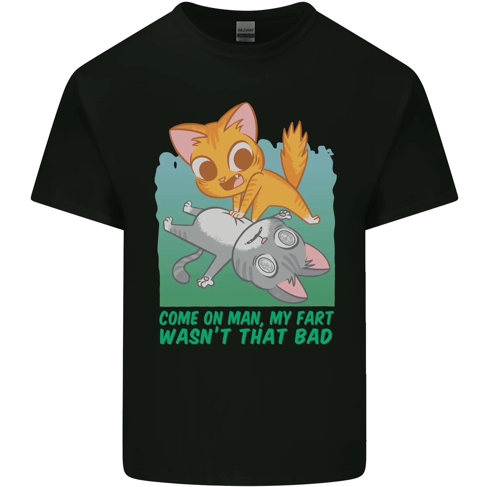 My Fart Wasn t That Bad Funny Flatulence Cat Kids T-Shirt Childrens XL