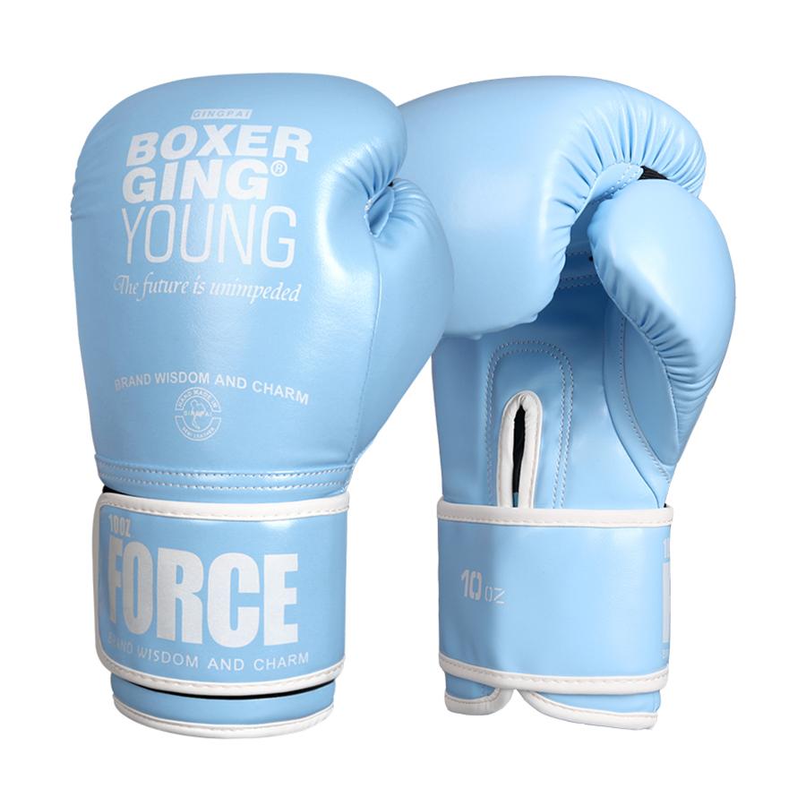 GINGPAI Professional 6oz-12oz PU Leather Boxing Gloves for Women and Children Free Fighting Sanda MMA Muay Karate Outdoor Use
