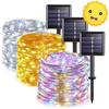 Runtowo LED Fairy String Lights, 8 Functions Outdoor Solar Power Light Garland ,Wedding Party Christmas Lamp For Tree Decor