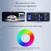 Hot Interior Mouldings 64 Colors LED 3D Rotating Tweeter Speaker Air Vents Interior Ambient Light For Mercedes Benz W213 E-Class