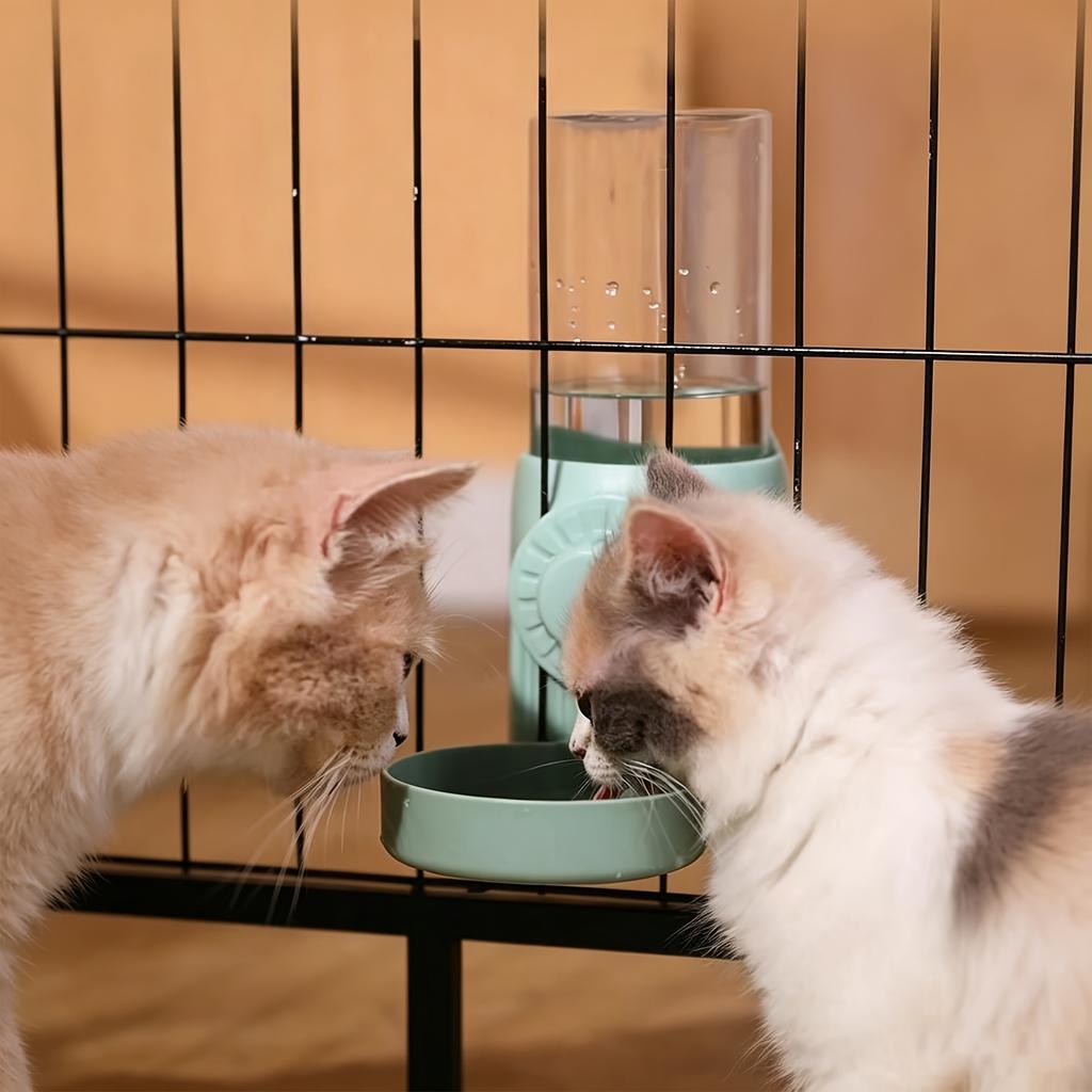 Battery-Free Hanging Pet Water Feeder No Spill Cage Mount Water Bottle Bowl Suitable For Dogs Cats Rabbits