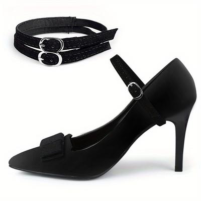 Women Shoelaces for High Heels Adjustable Ankle Shoe Belt Holding Bundle Shoe Laces Tie Straps Band Elastic Rhinestone Shoelace