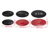 Conmtg1 1pcs Old Kia ABS Integrated 13cm 12.9cm 11.5cm Car Front Logo Rear Bumper Tail Door Trunk Sticker Car Emblem Styling Accessories