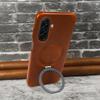 Magnetic Bracket Ring Genuine Leather Case For Samsung Galaxy A17 A07 A36 A16 A26 A56 A55 A35 A13 A06 A34 A54 Phone Back Cover