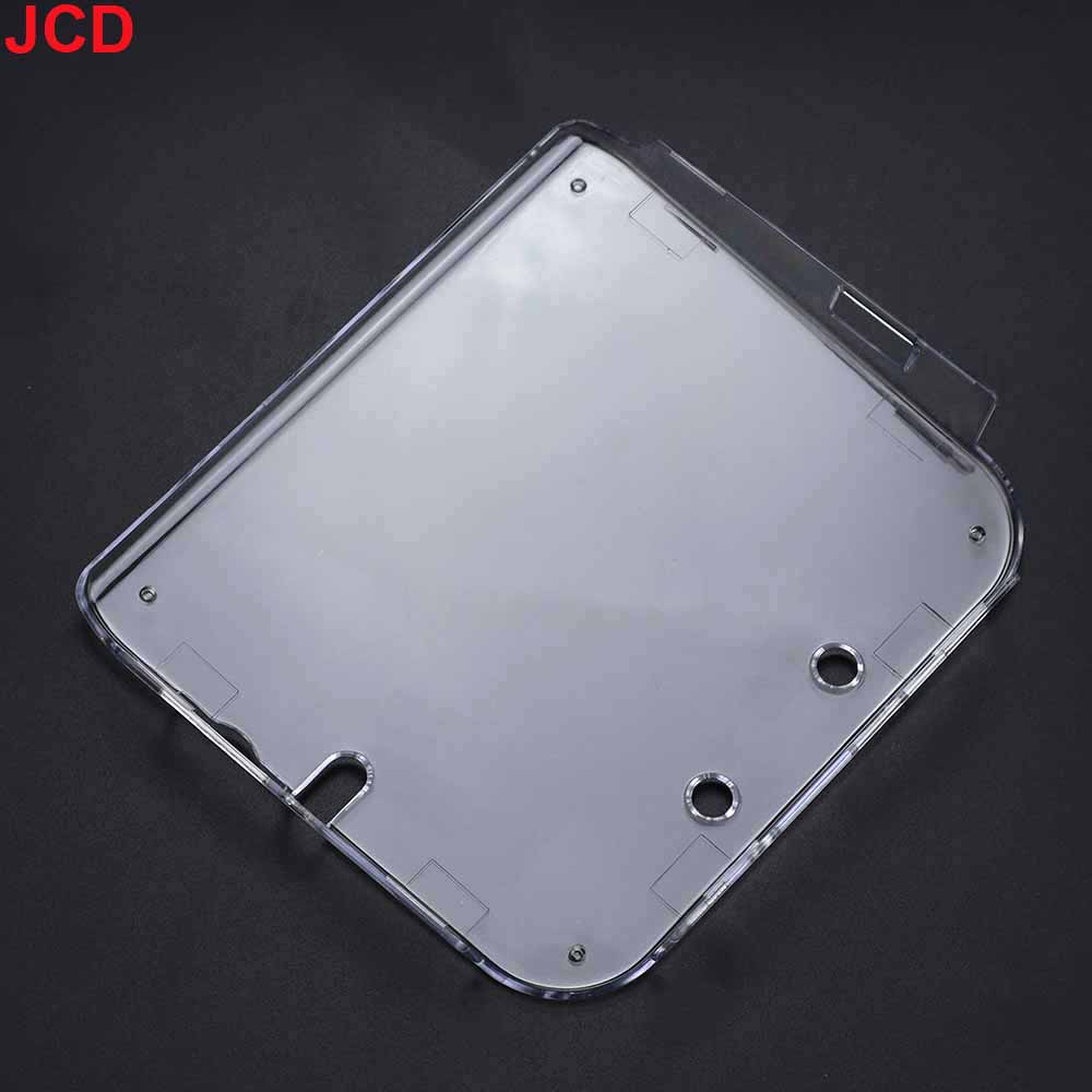 JCD 1piece Clear Crystal Protective Case Cover Hard Shell Skin for 2DS + Anti Dust Film For 2DS Screen protector