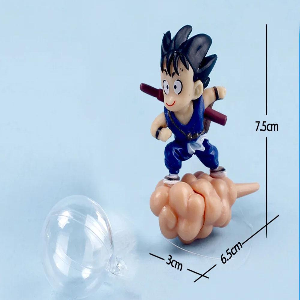 Nueva Figura de Dragon Ball Son Goku Acuario Colgante Tanque de Peces Flotante Decoración de Paisaje Bola Flotante Adorno Creativo Juguetes
