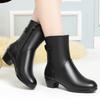 Fashion AIYUQI  Boots Women Winter Shoes 2025 New Large Size 41 42 43 Genuine Leather Women Snow Boots Natural Wool Women's Half Boots