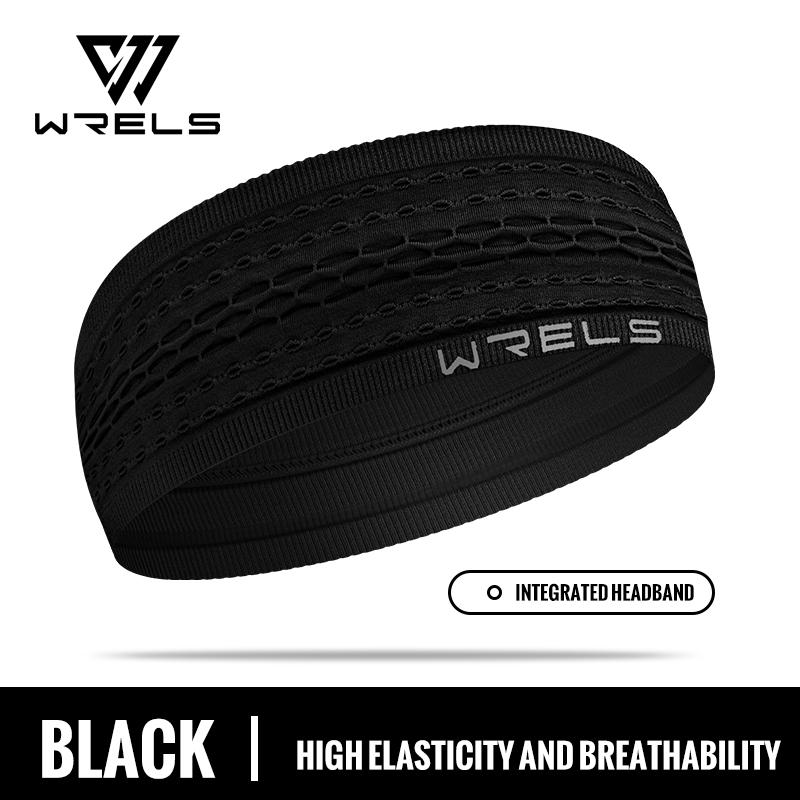 

1pc Sport Headband Non Slip Moisture Wicking Workout Sweatband for Men Women Fitness Running Cycling Football Yoga Hairband чёрный