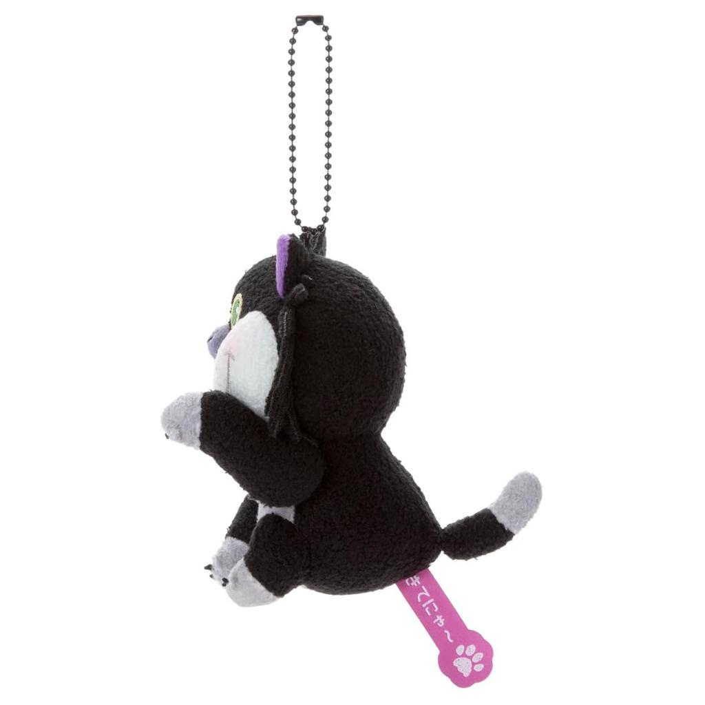 Disney Character Kitenya~ Ball Chain Mascot Lucifer Plush Toy, Approximately 11cm Tall