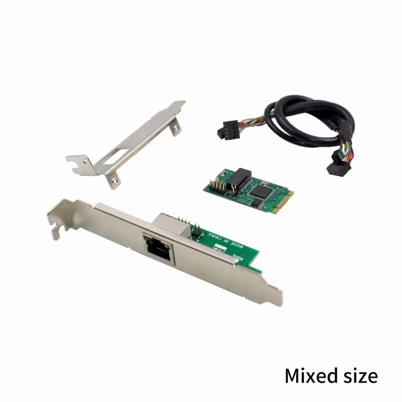 M.2 B+M Key To Gigabit Corded Networking Card WGI210AT Control M.2 B+M Key RJ45 Networking Card