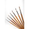Handmade Professional Artist Painting Brush Set for Acrylic, Watercolor, & Gouache Painting with Brush Holder - Cruelty-Free