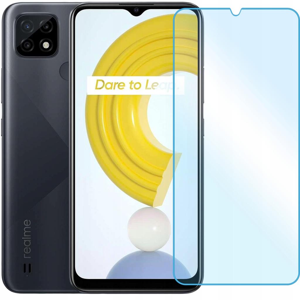 Flexible Anti-Shock Case For REALME C21 + 9H Tempered Glass