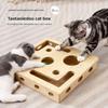With Bell Ball Cat Nail File Box Interactive Sandpaper Inside Cat Scratching Posts Maze Tunnel Pet Entertainment Supplies Indoor