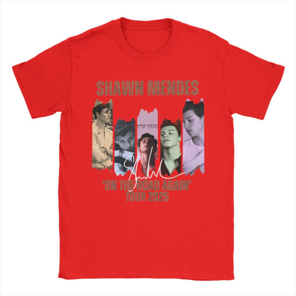 

Shawn Unisexdes Tour 2026 Album Apparel Unisex T Shirts Tee New Arrival Unisex Women Printed Tshirt Clothes S