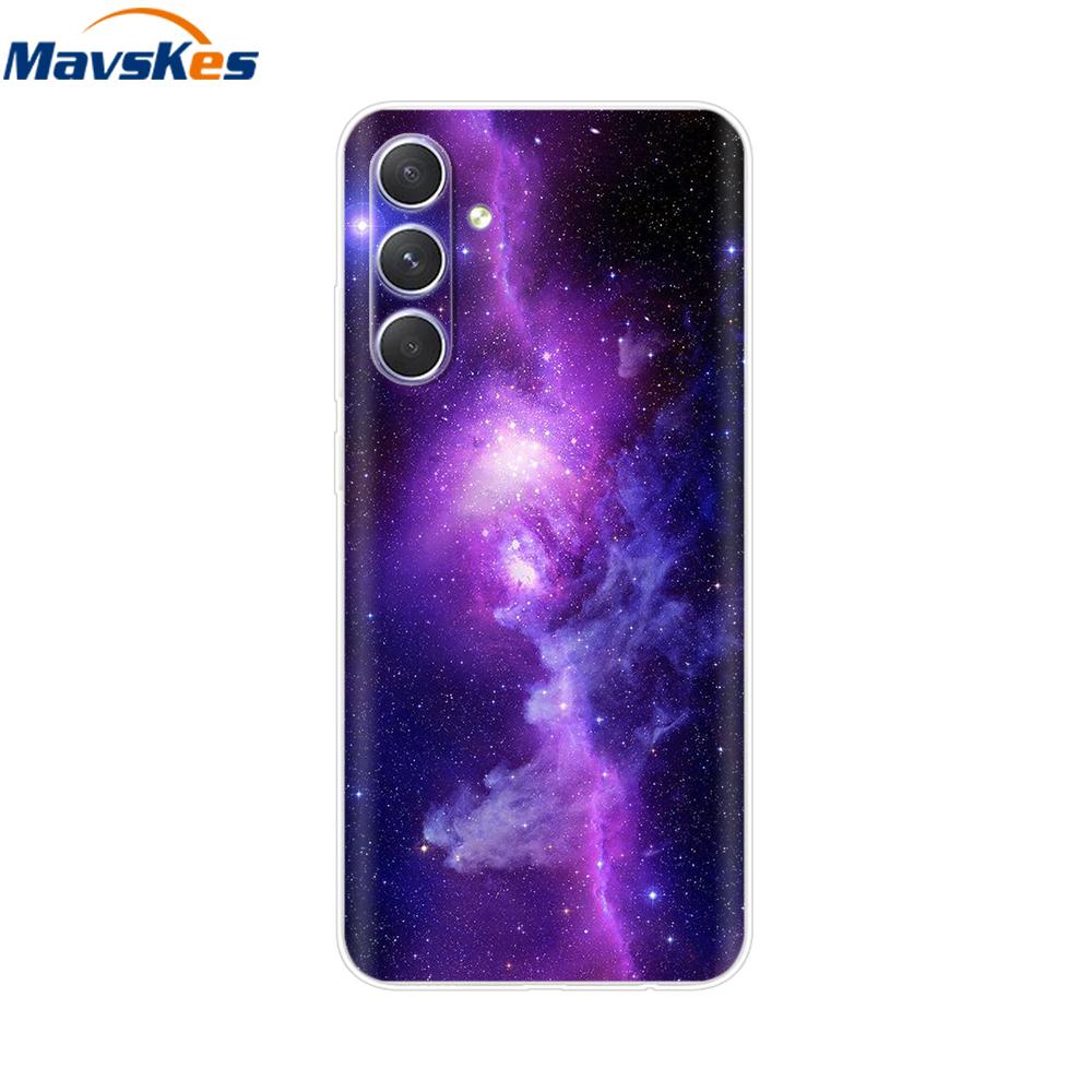 Shockproof Clear Silicone Soft Phone Back Case For Samsung Galaxy A55 5G SM-A556V A 55 Cases Cover Coque Shell Bags Mask Fundas