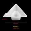 Epoxy Triangle Oval Square Photo Resin Casting for DIY Picture Crafts Decorations (Transparent)