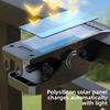 Clip On Solar Clip-on Lamp Smart Sensor 3 Modes Garden Wall Light Human Body Induction Solar Powered Solar Fence Light Deck