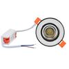 3.3in 7W COB LED Downlight 6000K 100‑264V Adjustable Downlight Embedded Ceiling Light for Bedroom
