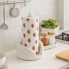Large Capacity Vertical Napkins Rack Plastic Paper Roll Stand Tissue Stand  Kitchen