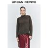 UR 2025 Spring Women's Retro Melard Loose Knit Sweater