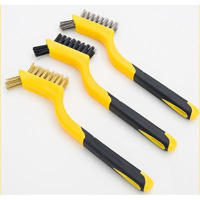 Rost- und Schmutzbürste Messing Handwerkzeuge Mini-Bürste Nylon
