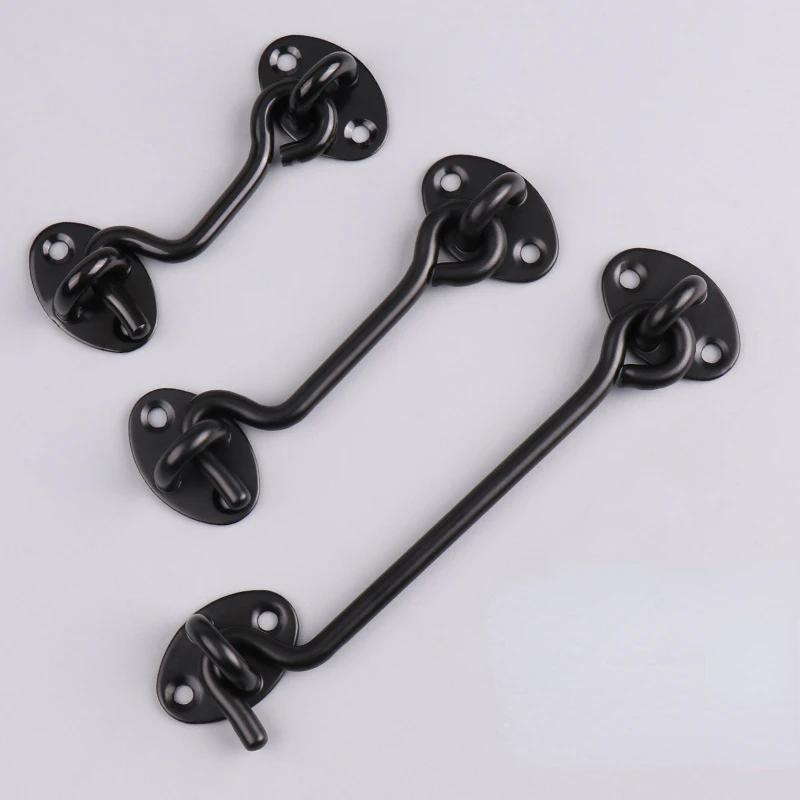3/4/6 Inch Stainless Steel Door Latch Bathroom Latch Hook Old-fashioned Room Door Latch Simple Sliding Door Bolt