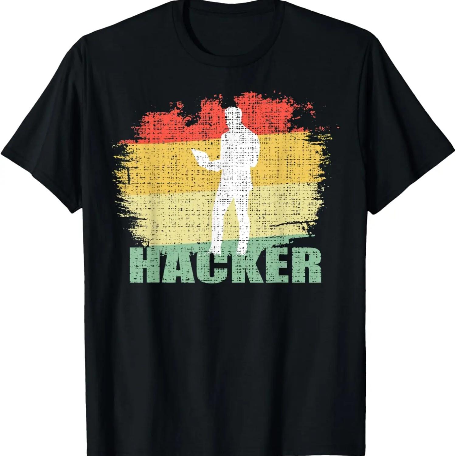 

Vintage Hacker T-Shirt XXXXXL чорний