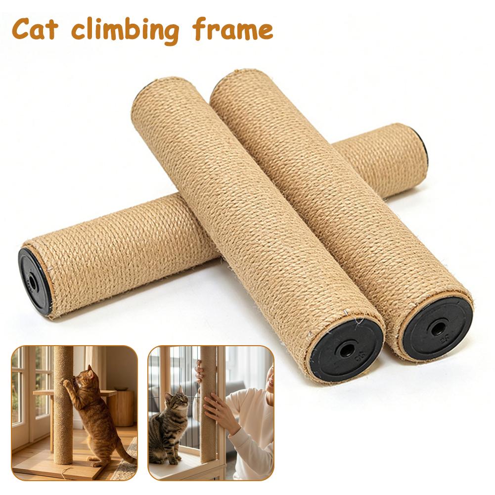 Kattenkrabpaal Kattenboom Sisal Klimrek DIY Vervangpaal Accessoires Kittenspeelgoed Huisdiermeubilair Kittens Krabpaal