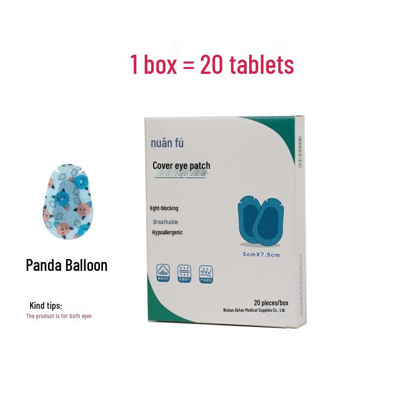 Children's Disposable Full Coverage Amblyopia Eye Patches for Vision Correction and Strabismus Training