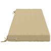 2 piece Bench Cushions SOEST 2 pcs. 100percent  Polyester Beige