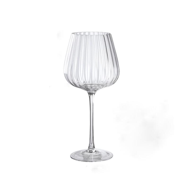 Nordic Vertical Stripe Stemmed Wine & Champagne Glasses