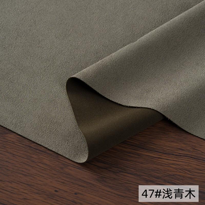 Suede Knitted Air Layer Fabric Brushed Elasticity High Quality Soft Smooth Delicate for Sewing Clothes 860g/m