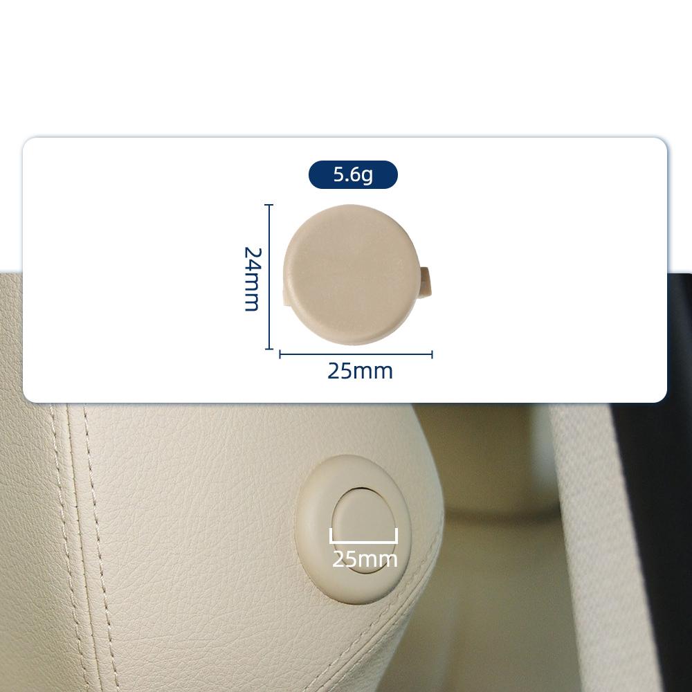 Car Rear Seat Headrest Button Switch for BMW 3 Series F30 2012-2019  OE 52107362622 Black and Beige Options